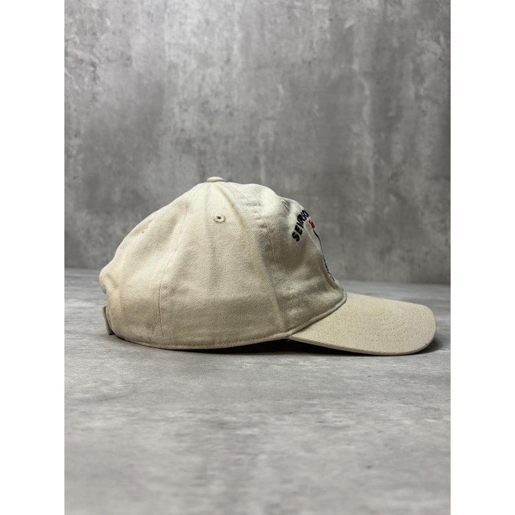 Vintage Severson Oil & LP Sinclair Dinosaur Embroidered Strapback Hat OSFA