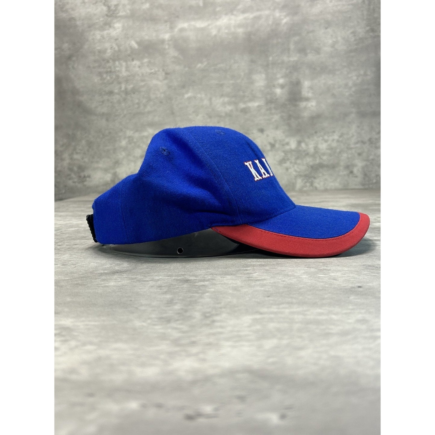 Vintage 90s Kansas Jayhawks NCAA Embroidered Nike Strapback Hat OSFA