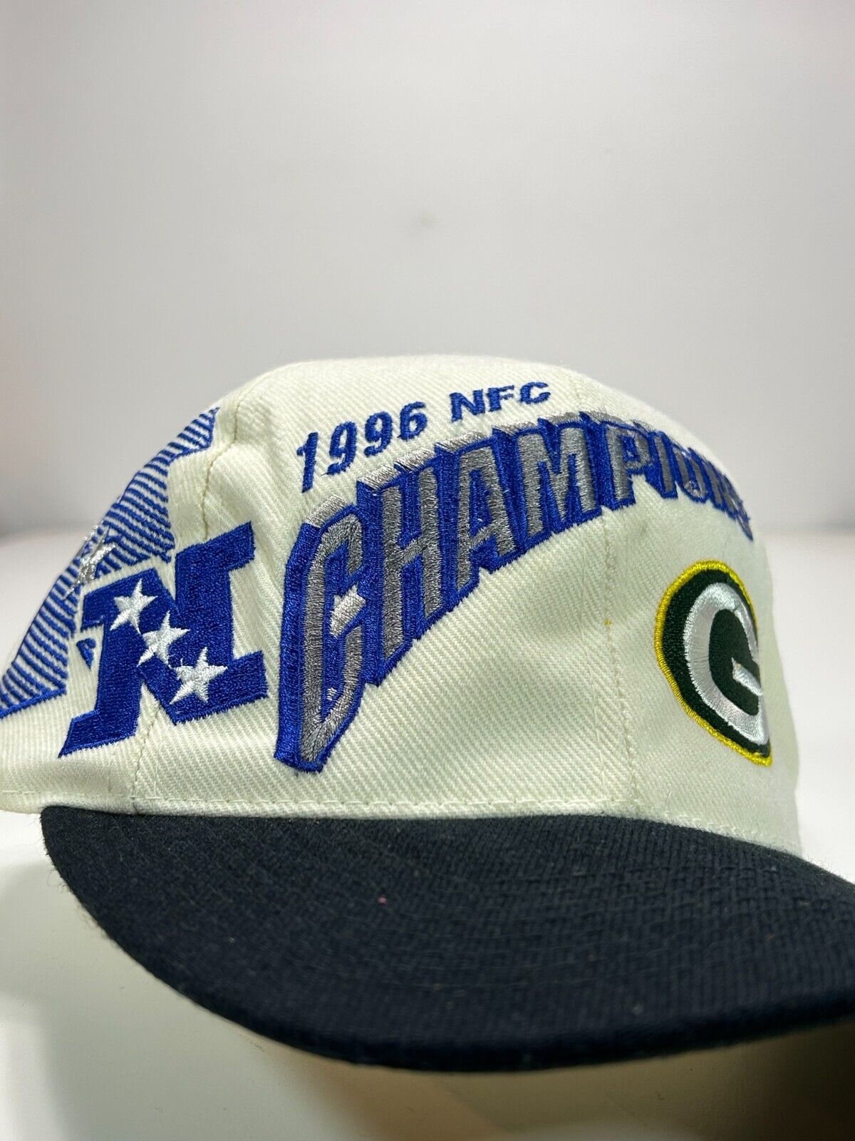 VTG 1996 Green Bay Packers NFL NFC Champs Sports Specialties Snapback Hat OSFA