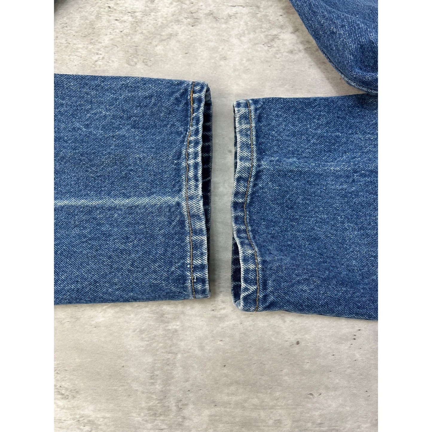 Vintage 80s Levis XX 505-0217 Dark Wash Denim Pants Size 32