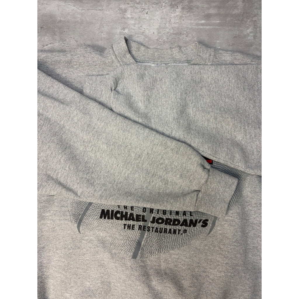 VTG 90s Nike Michael Jordan's Restaurant Destination Graphic Sweatshirt Size XL