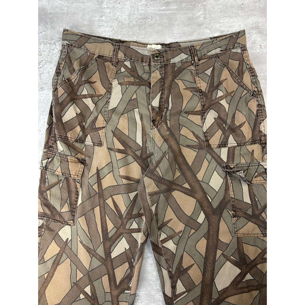 Vintage 1987 Streamline Camo Hunting Style Pants Shirt Size 39