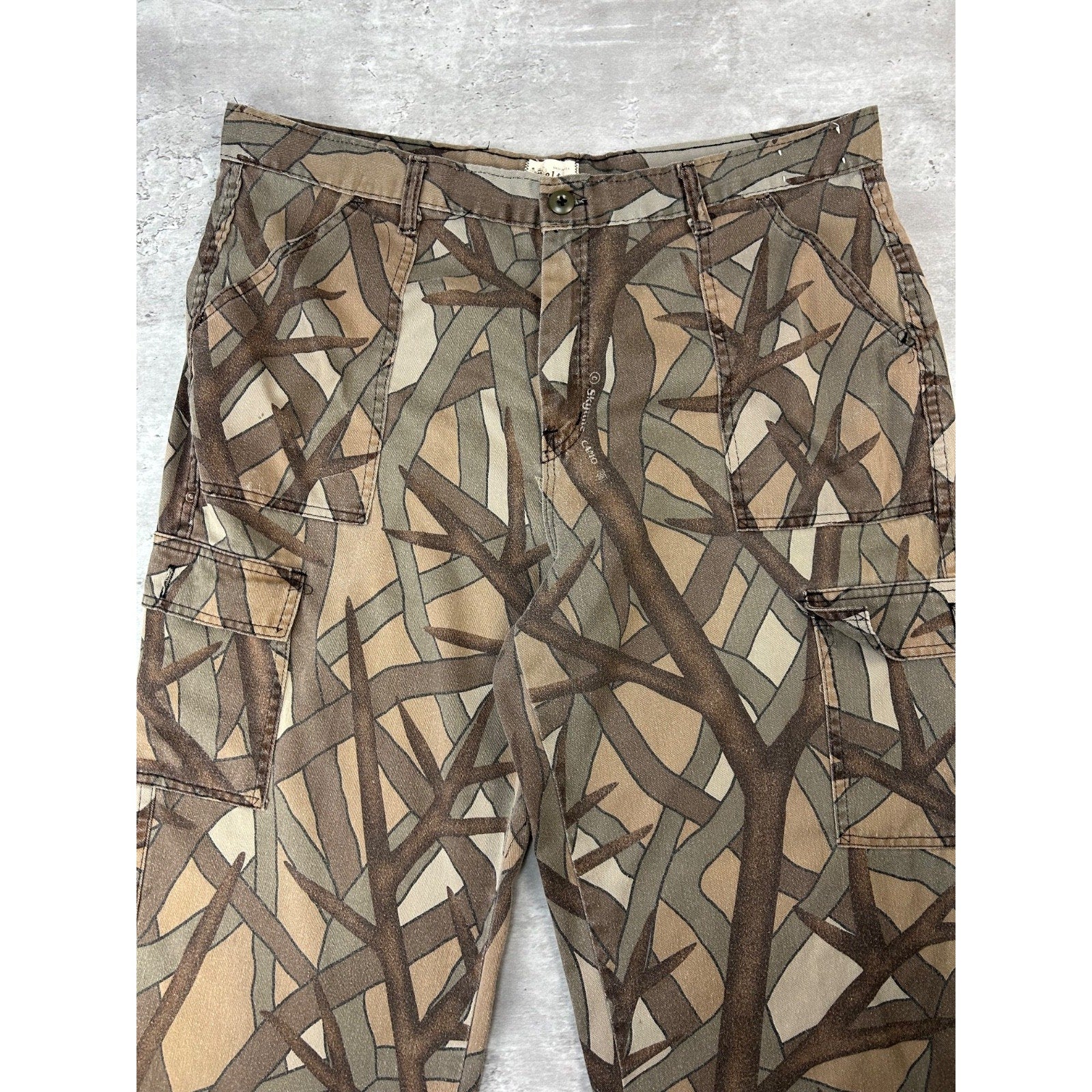 Vintage 1987 Streamline Camo Hunting Style Pants Shirt Size 39