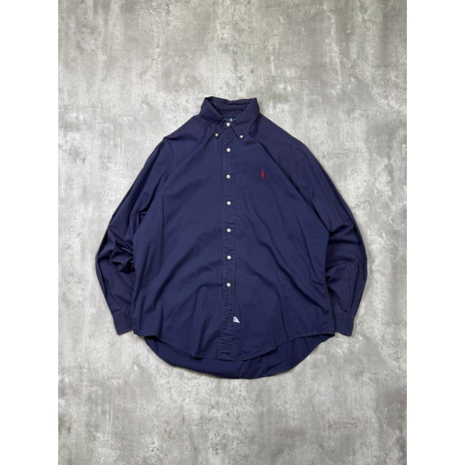 Vintage Polo Ralph Lauren Embroidered Pony Long Sleeve Button Up Shirt Size XL
