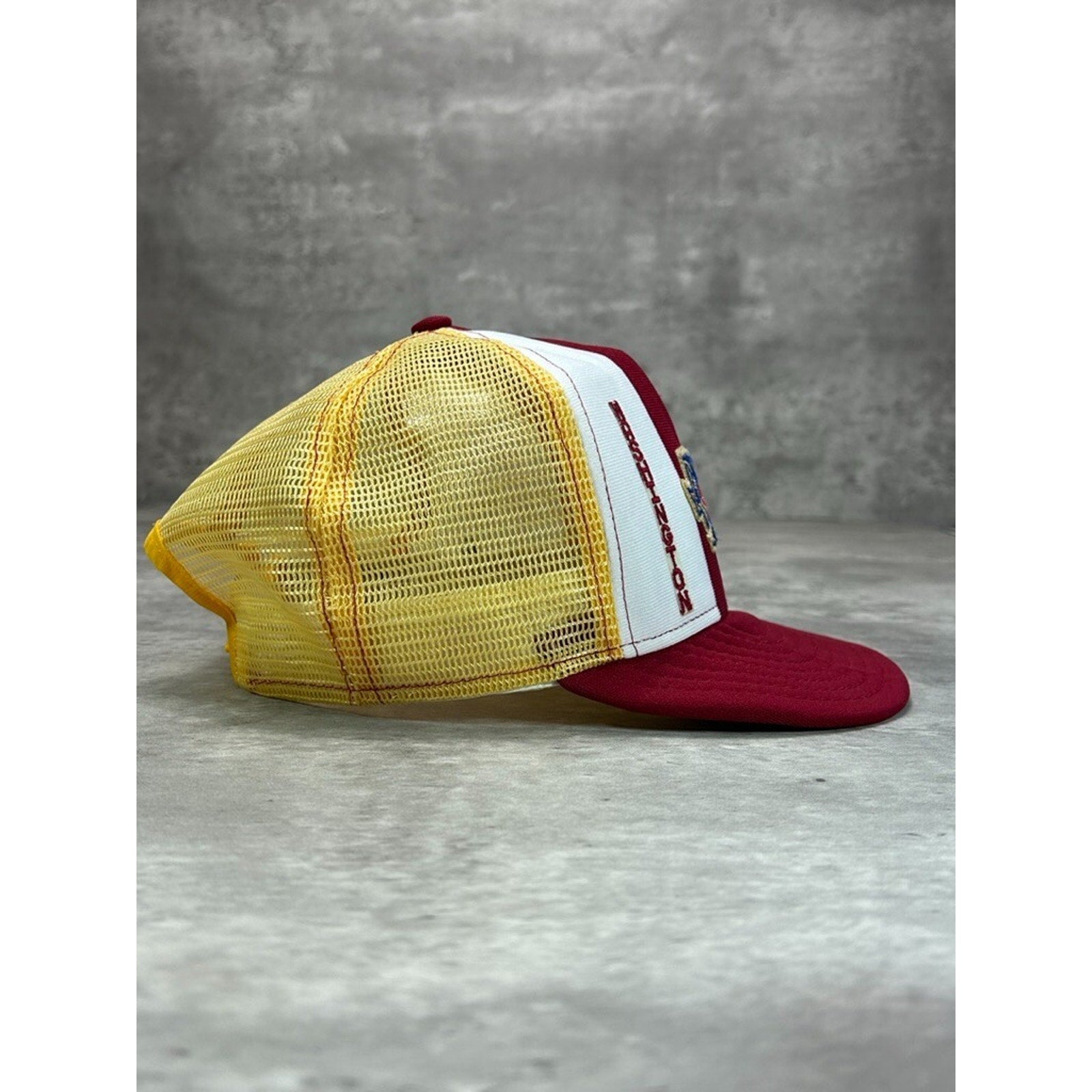 VTG 1984 Washington NFL Super Bowl XVIII Lucky Stripes Trucker Snapback Hat OSFA