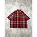 Vintage Polo Ralph Lauren Double Pocket Plaid Cropped Button Up Shirt Size XL