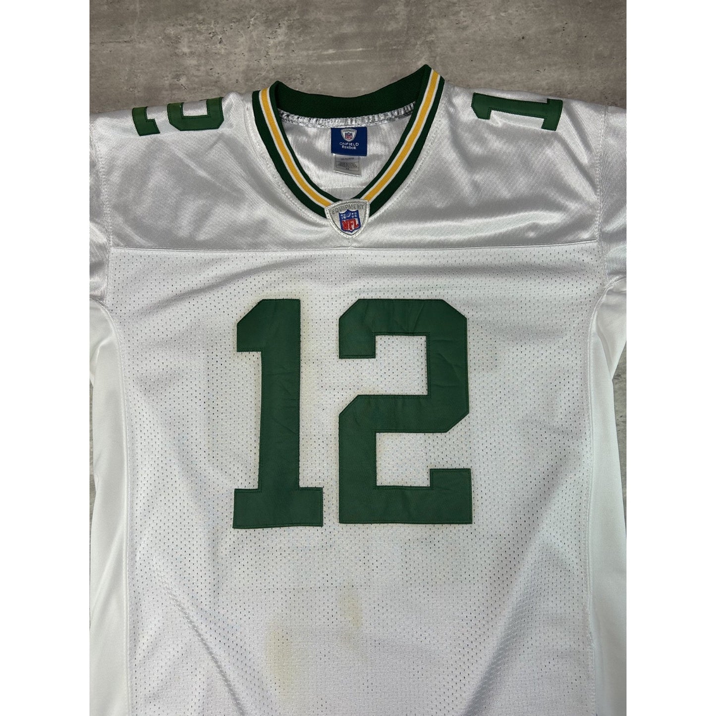Aaron Rodgers #12 Green Bay Packers NFL Reebok Football Jersey Size Large