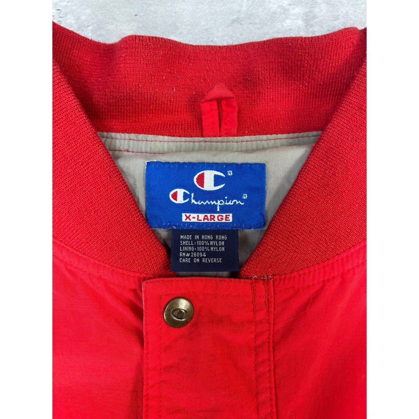 Vintage 90s Ohio State Buckeyes NCAA Embroidered Bomber Jacket Size XL