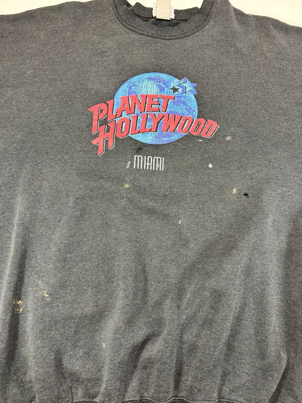 Vintage 90s Planet Hollywood Miami Destination Graphic Sweatshirt Size 2XL