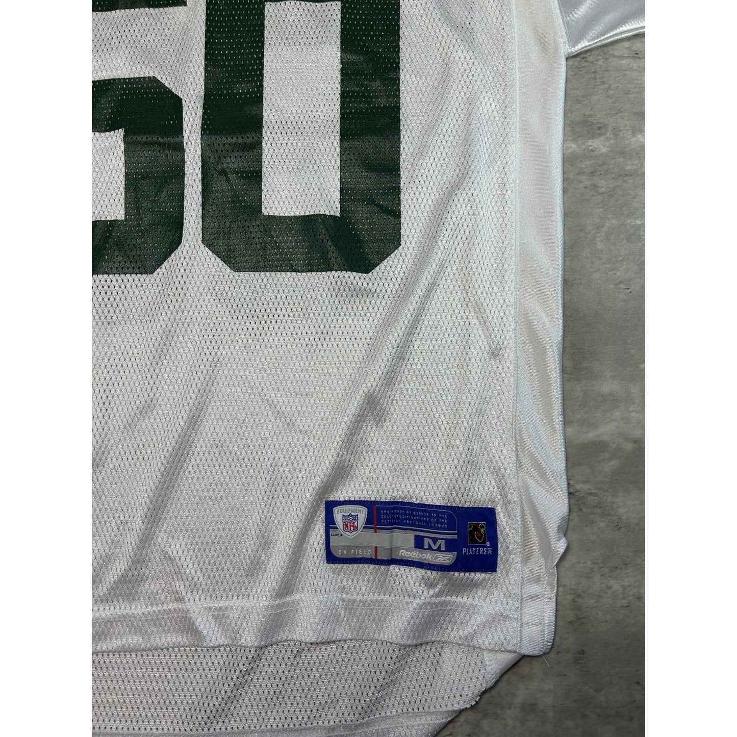 Vintage A.J. Hawk #50 Green Bay Packers NFL Reebok Football Jersey Size Medium