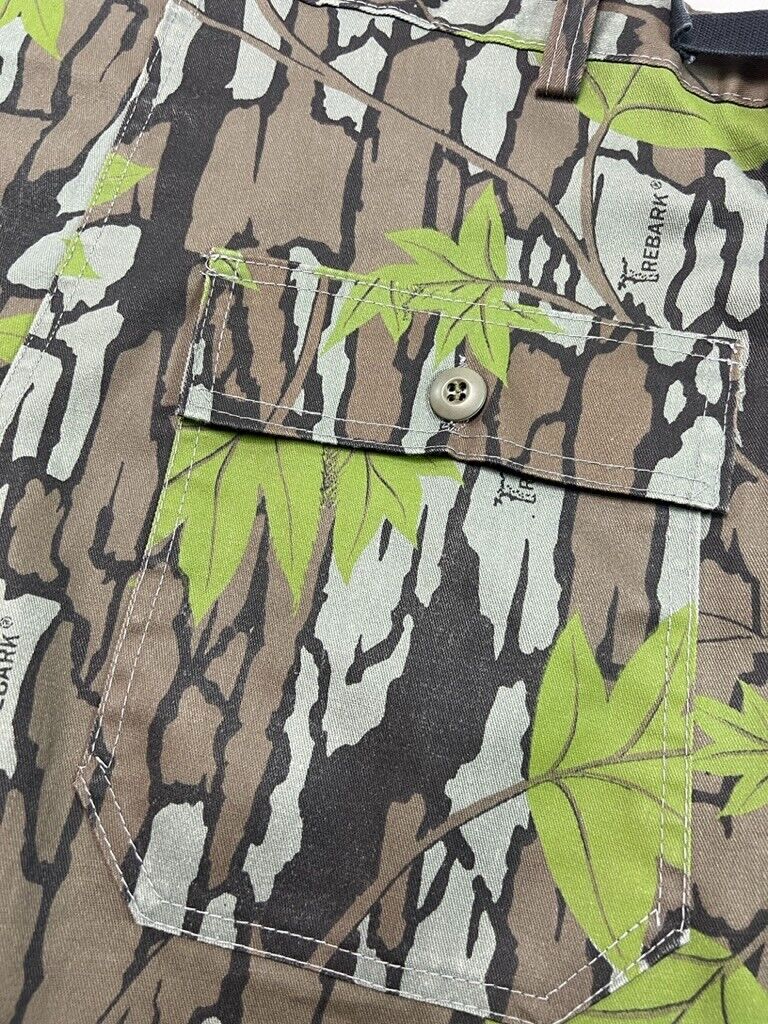 Vintage 90s Tree Bark Camo Hunting Style Cargo Pants Size Large