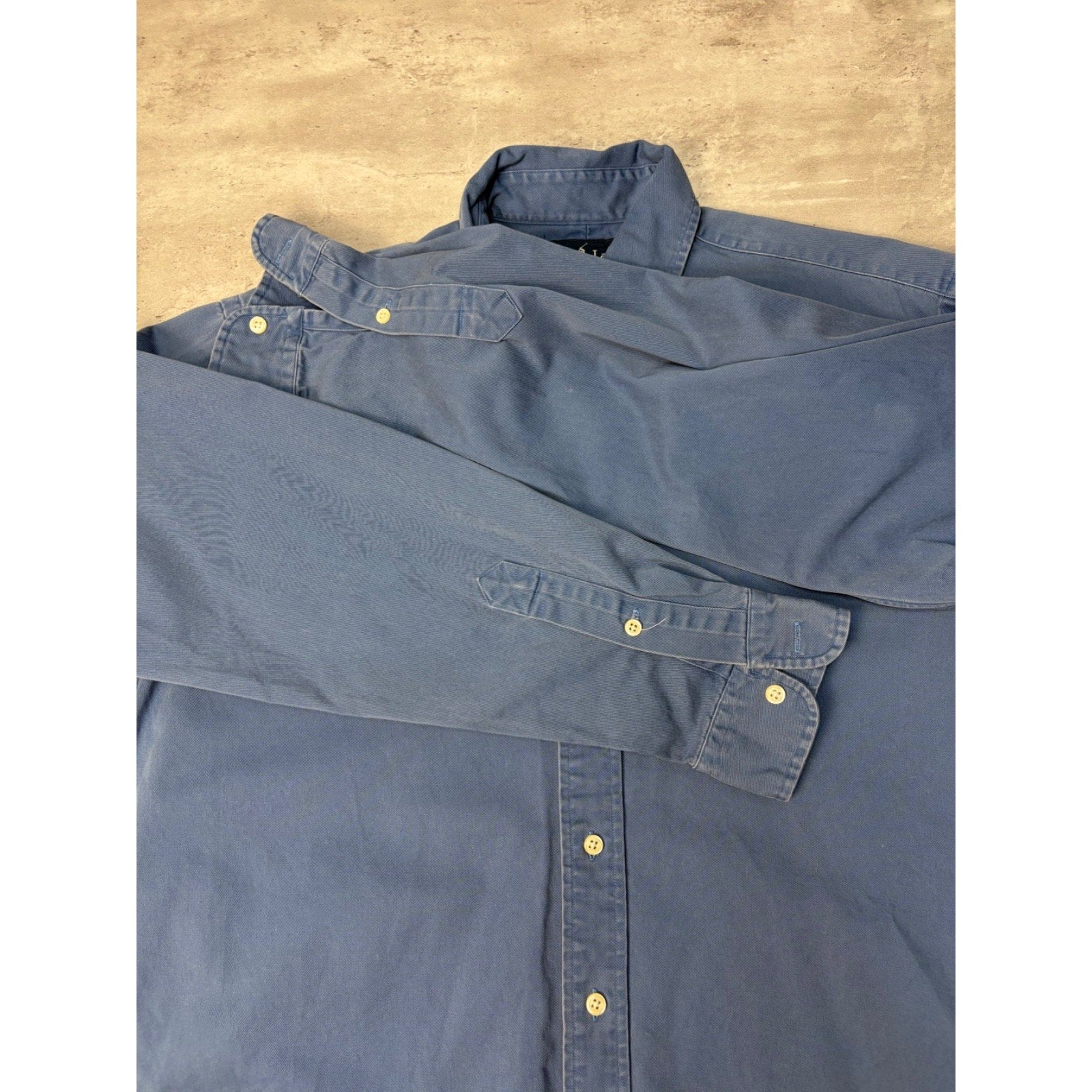 Vintage Polo Ralph Lauren Embroidered Pony Long Sleeve Button Up Shirt Sz Small