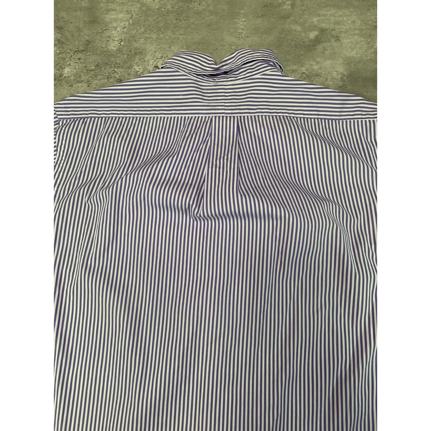 Vintage Polo Ralph Lauren Embroidered Pony Cropped Button Up Shirt Size XL