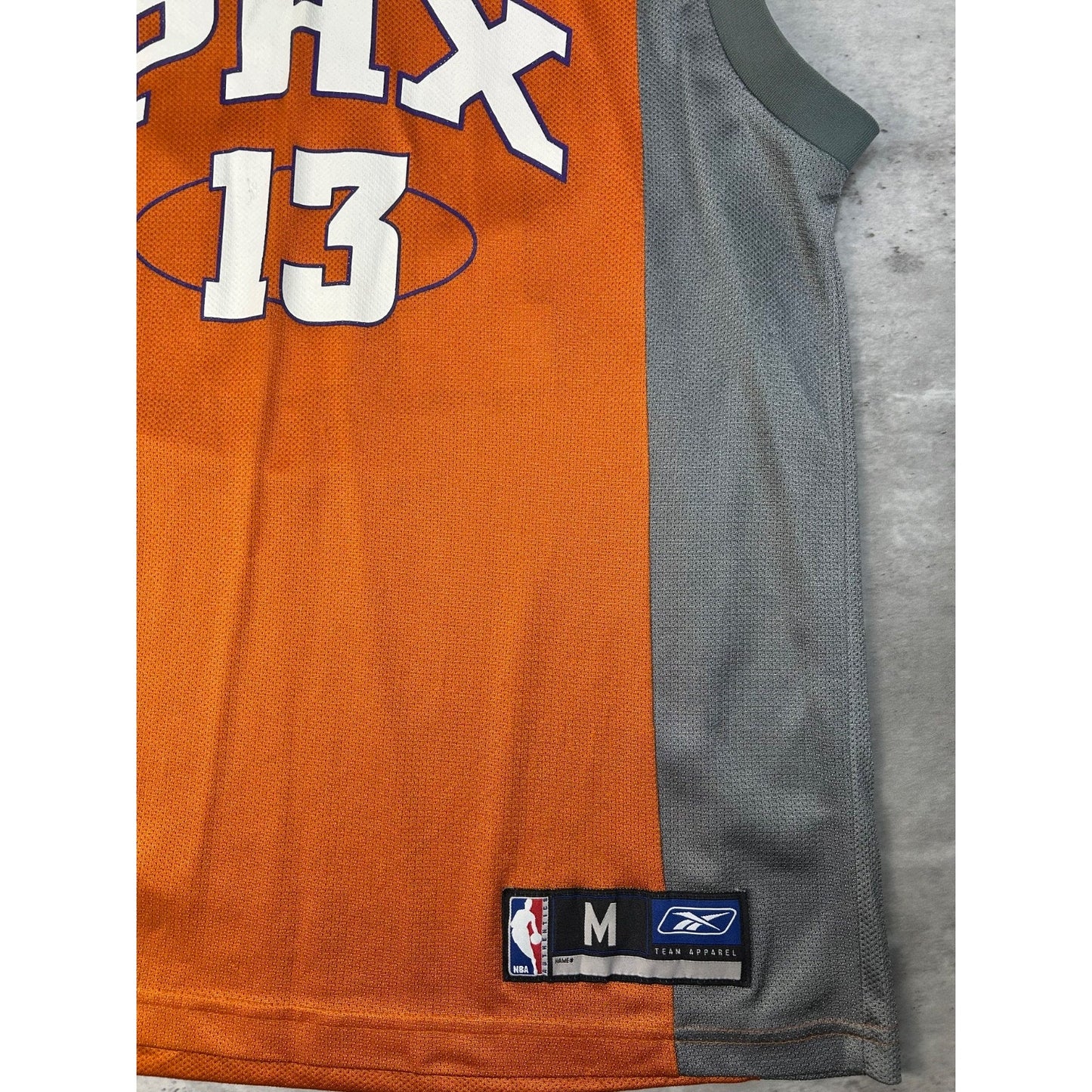 Vintage Steve Nash #13 Phoenix Suns NBA Reebok Basketball Jersey Size Medium