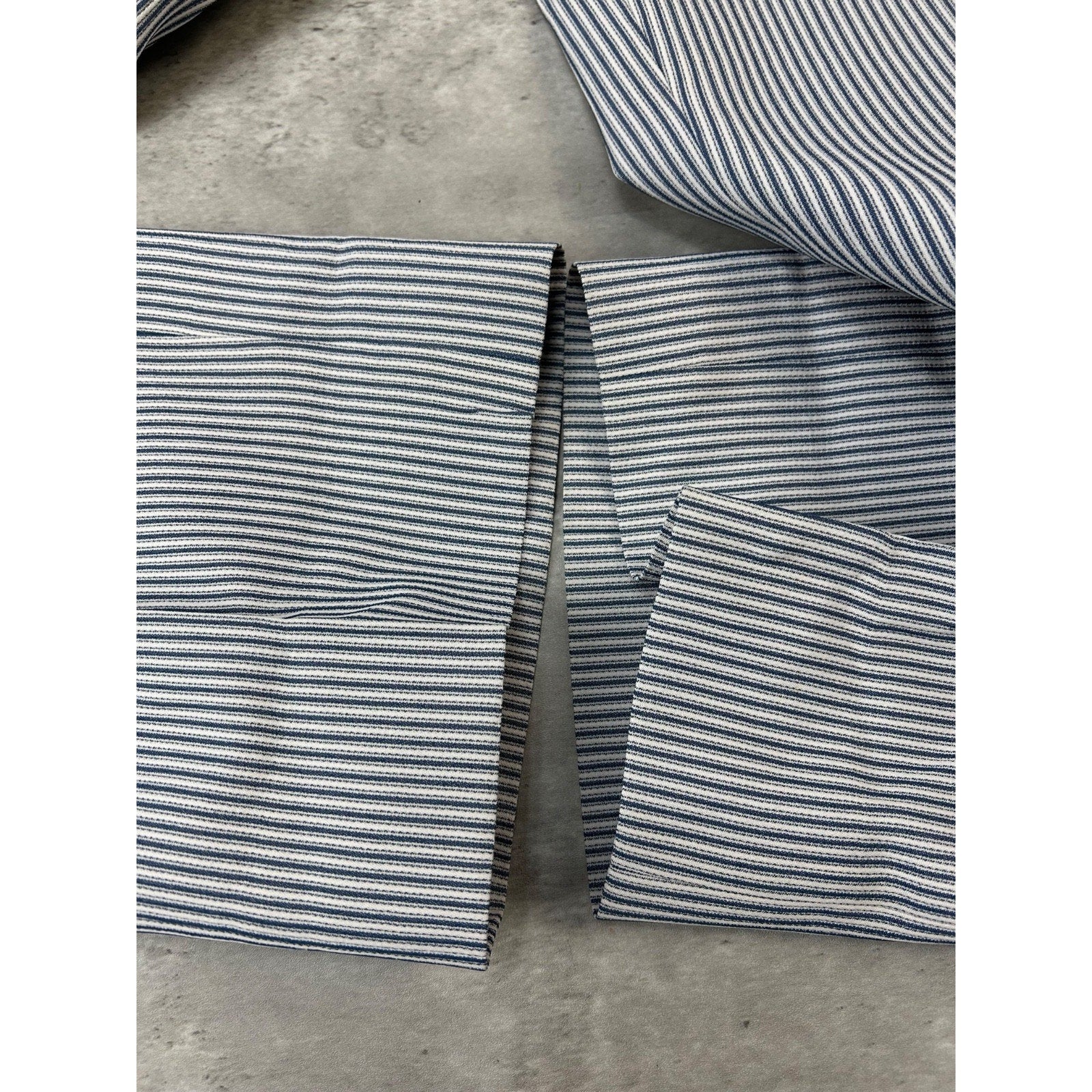 Vintage 1970s Pinstripe Pleated Trouser Pants Size 30