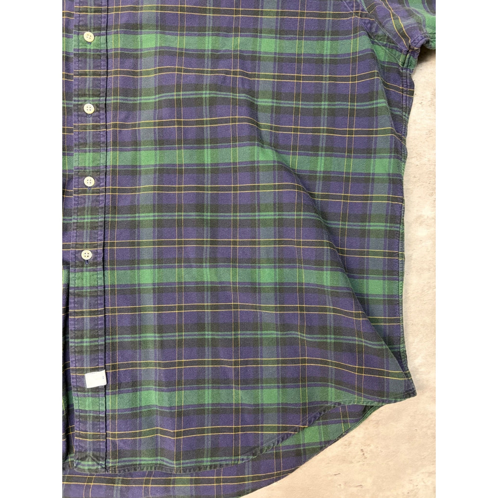 Vintage Polo Ralph Lauren Tonal Embroidered Pony Button Up Shirt Size 2XL