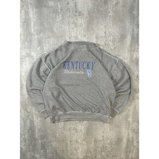 Vintage 90s Kentucky Wildcats NCAA Embroidered Spellout Sweatshirt Size 2XL