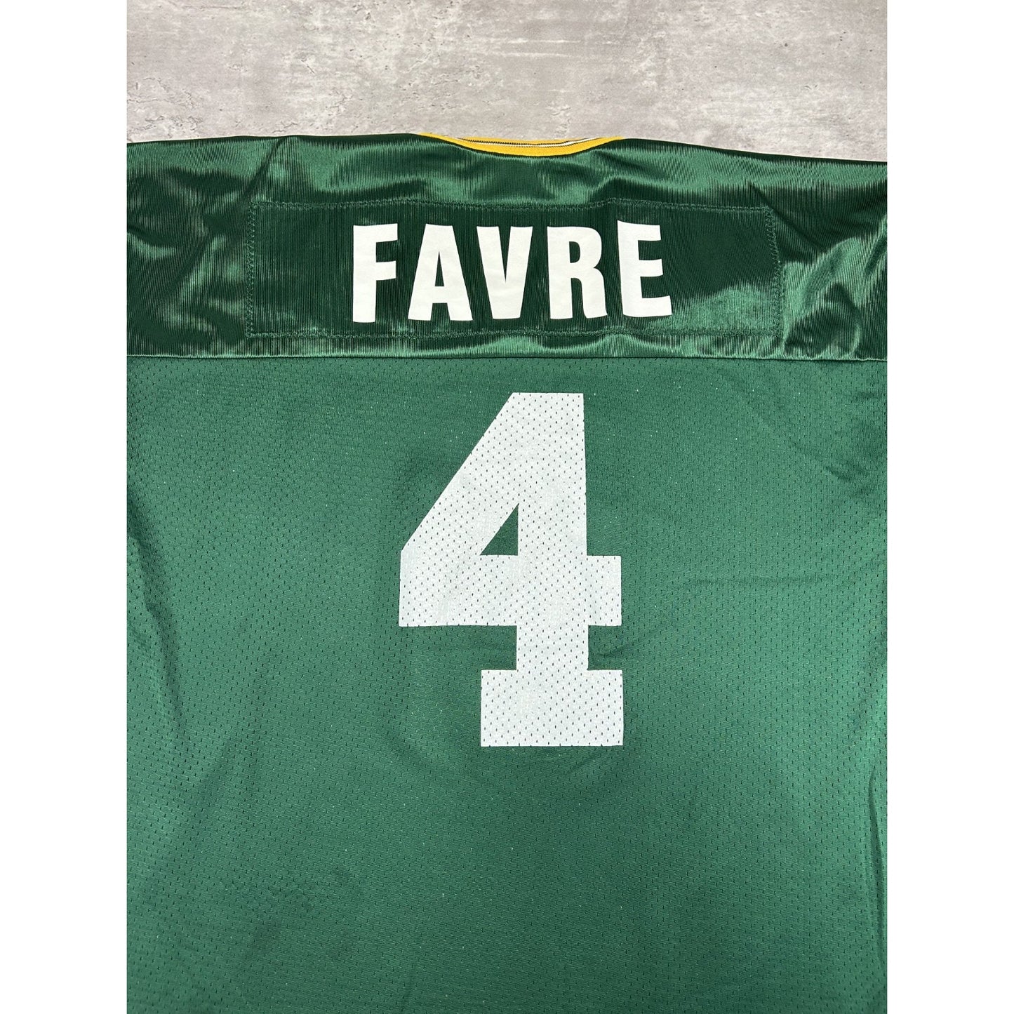 Vintage 90s Brett Favre #4 Green Bay Packers NFL Champion Jersey Size Large
