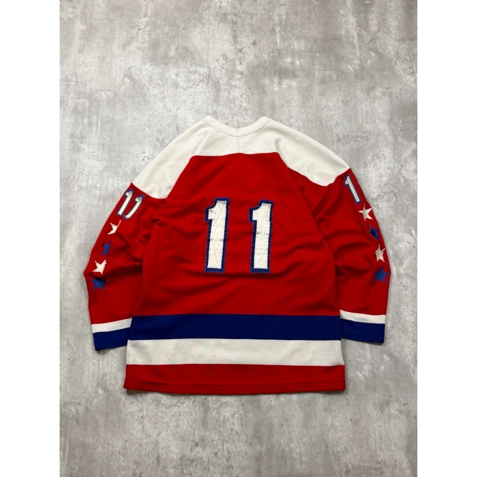Vintage 80s/90s Mike Gartner #11 Washington Capitals NHL Hockey Jersey Sz Medium