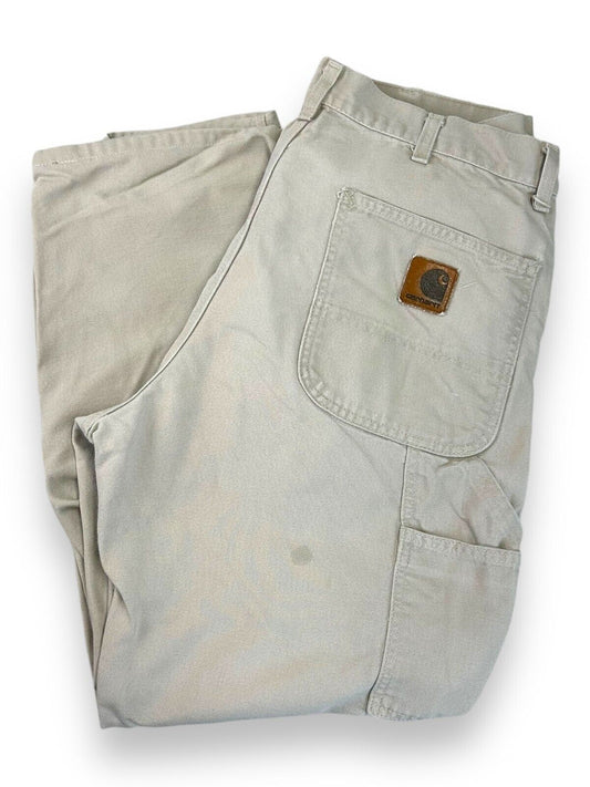 Vintage Carhartt Canvas Workwear Carpenter Pants Size 36