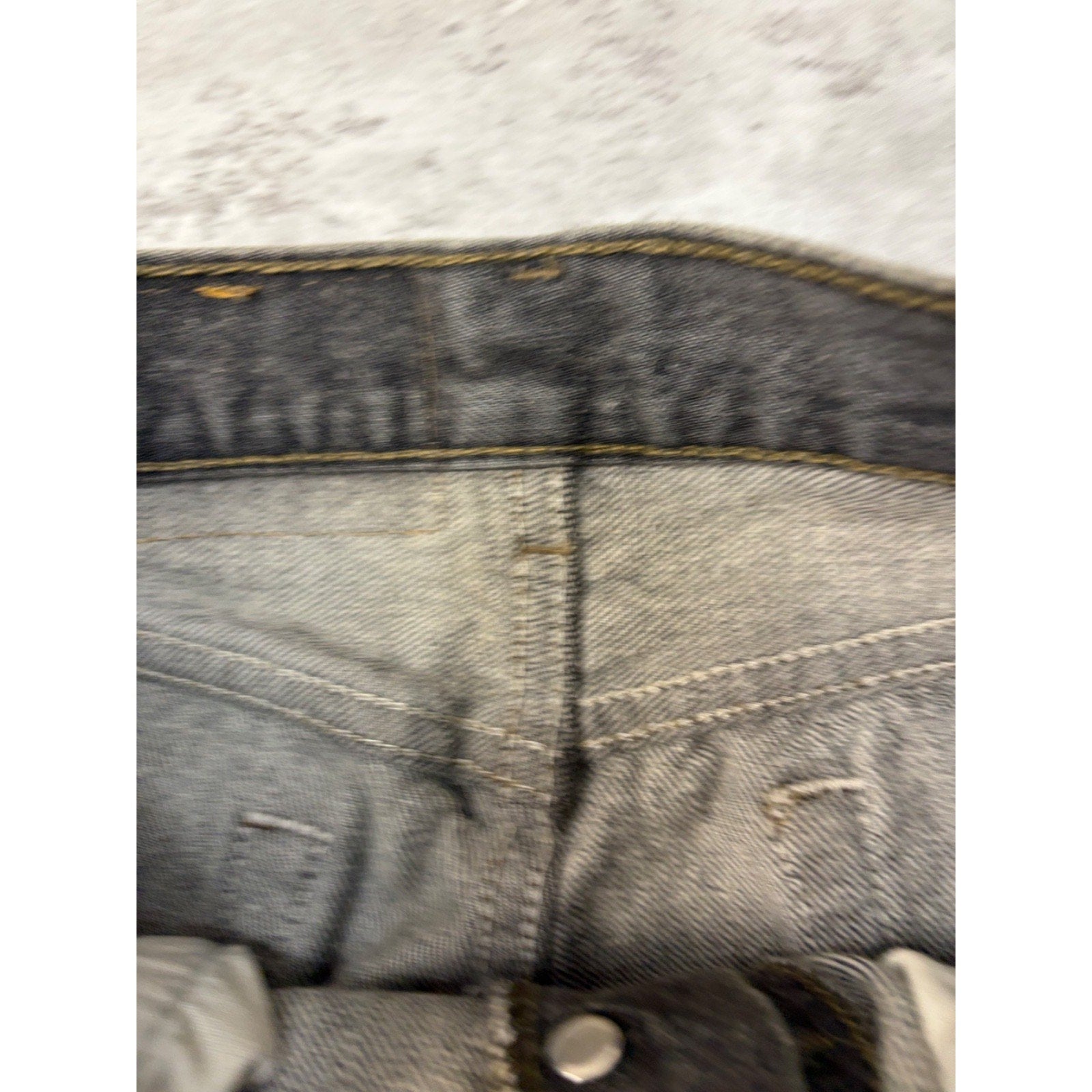Vintage 90s Levis XX 701 Red Tab Black Wash Denim Pants Size 28