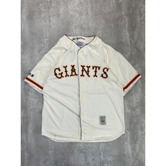 Vintage 90s San Fransisco Giants MLB Stitched Starter Baseball Jersey Size XL