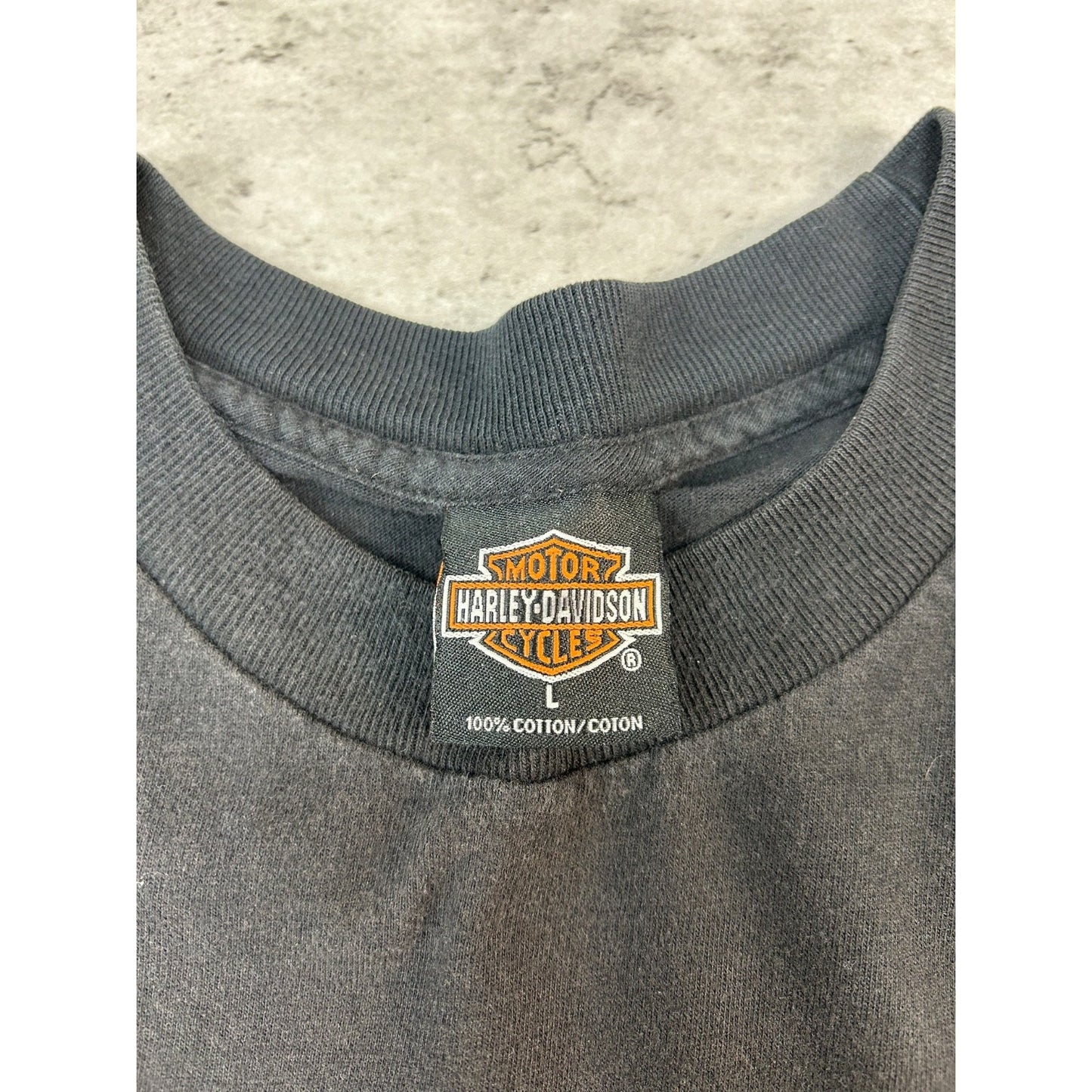 Vintage Harley Davidson American Made Freedom Machine Graphic T-Shirt Size Large