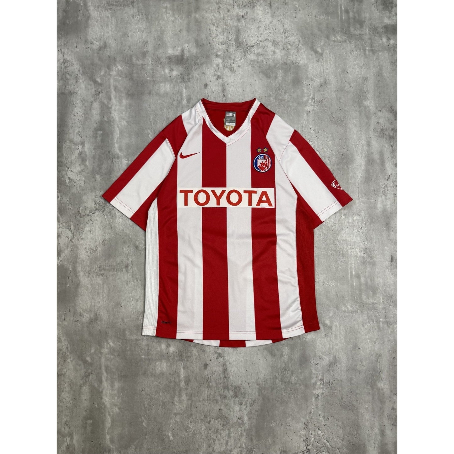 Red Star Belgrade FK Crvena Zvezda Nike Soccer Home Jersey Size Medium