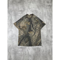 Vintage 90s Realtree Hardwoods Tree Camo Hunting T-Shirt Size Large