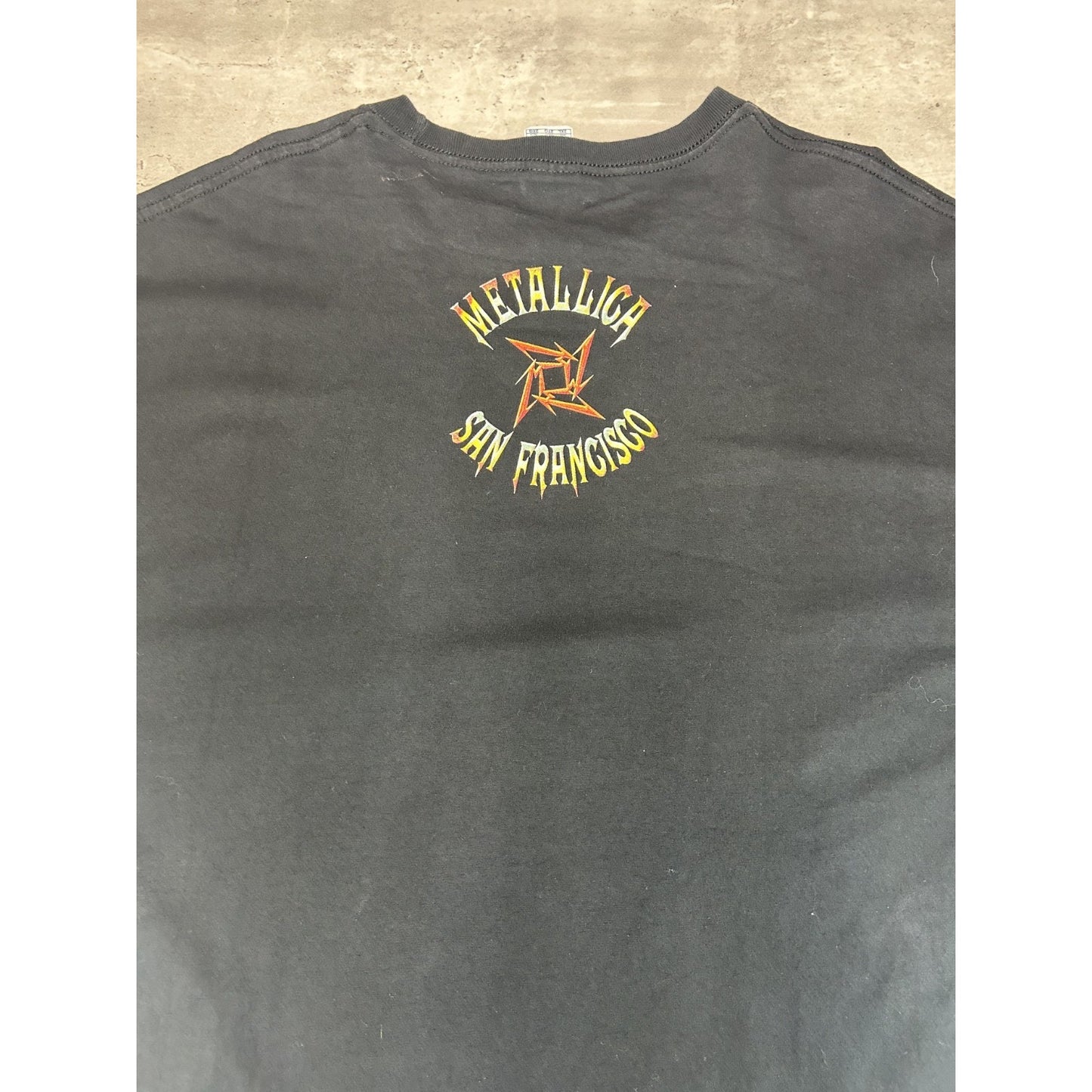 Vintage Metallica San Francisco Long Sleeve Rock Music Band T-Shirt Size 2XL