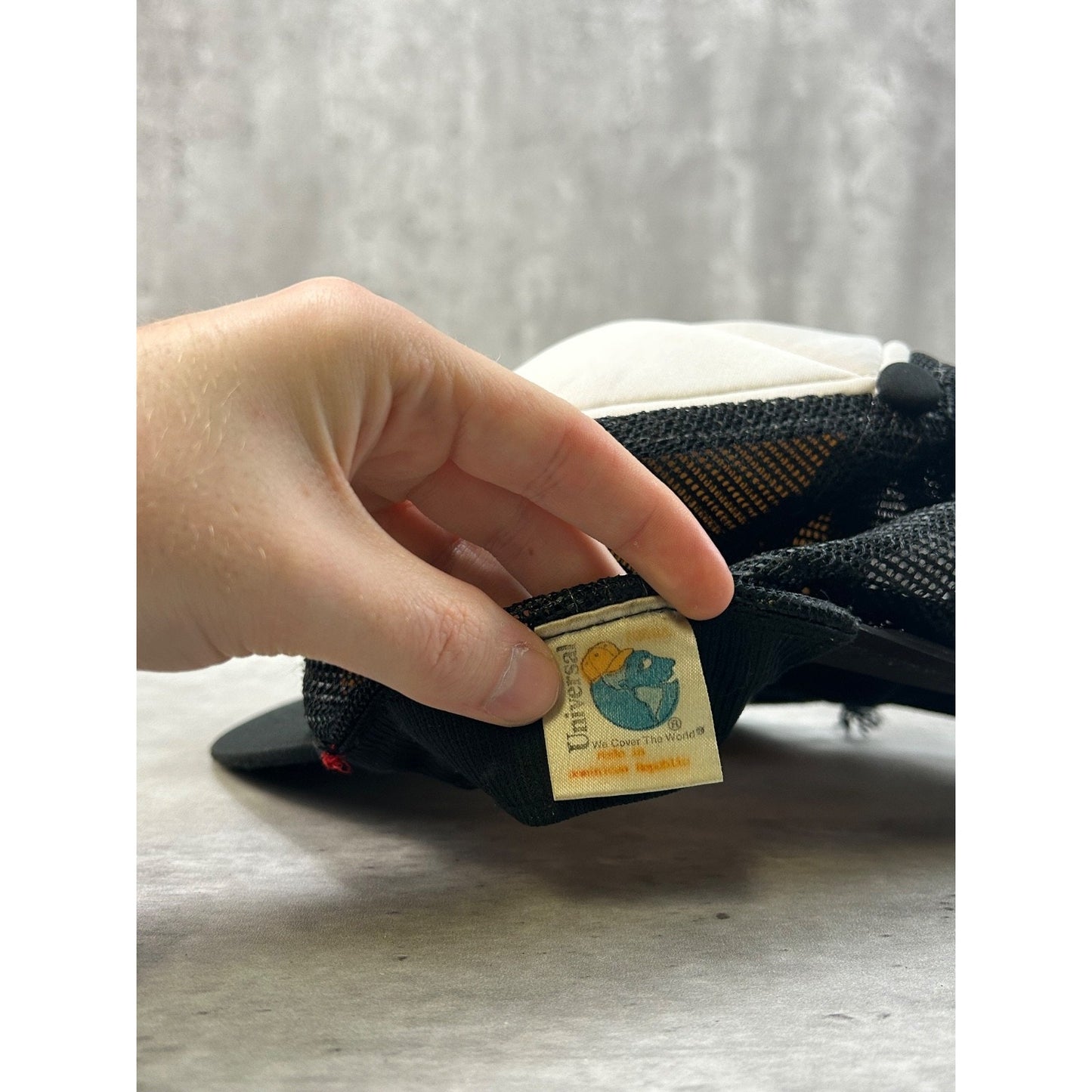 Vintage 80s/90s Flyers Embroidered Spellout Trucker Snapback Hat OSFA