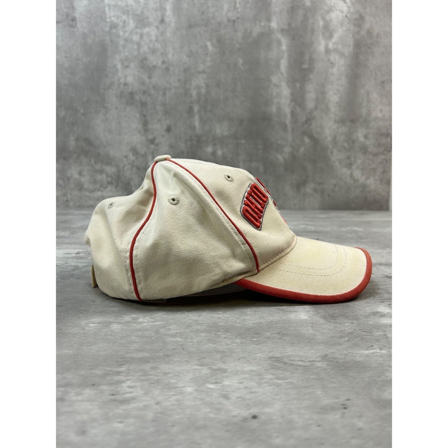 Vintage Ohio State Buckeyes NCAA Embroidered Spellout Strapback Hat OSFA