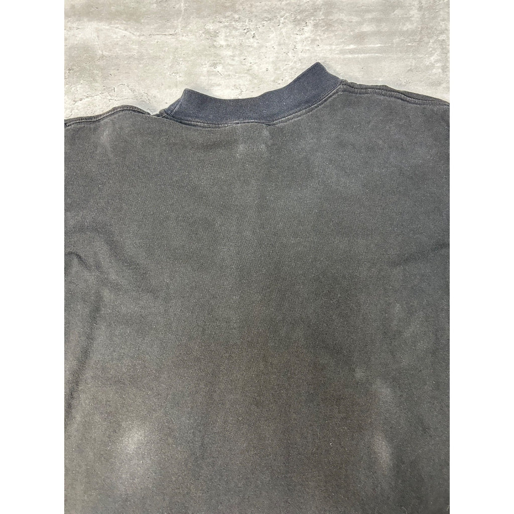 Vintage 1990 Oakland Raiders NFL Spellout Long Sleeve T-Shirt Size Medium