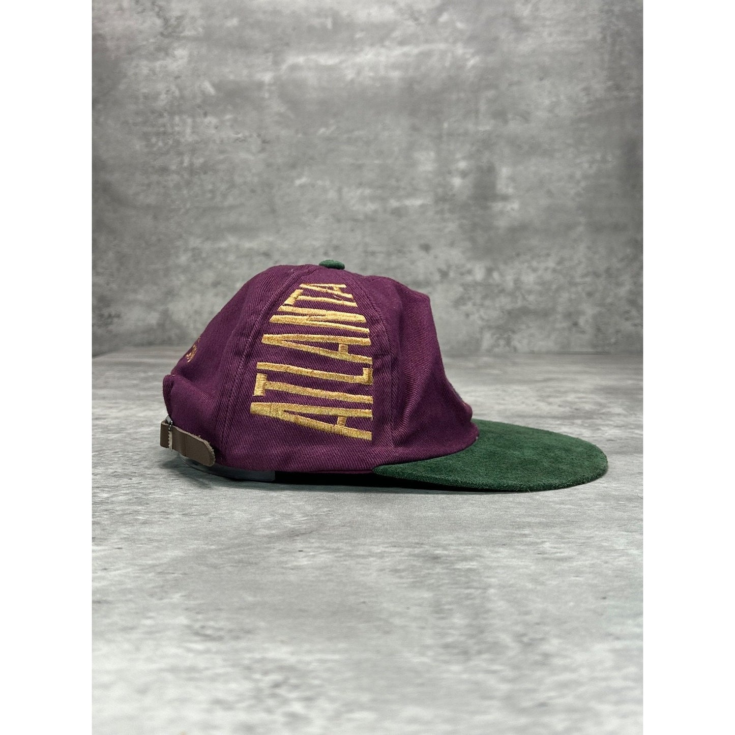 Vintage 1996 Atlanta Olympics Embroidered Spellout Strapback Hat OSFA