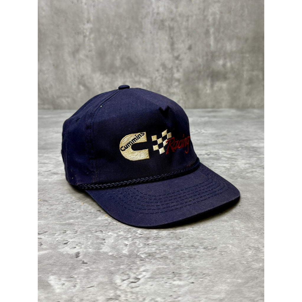 Vintage Cummins Racing Team Embroidered Logo Snapback Hat OSFA