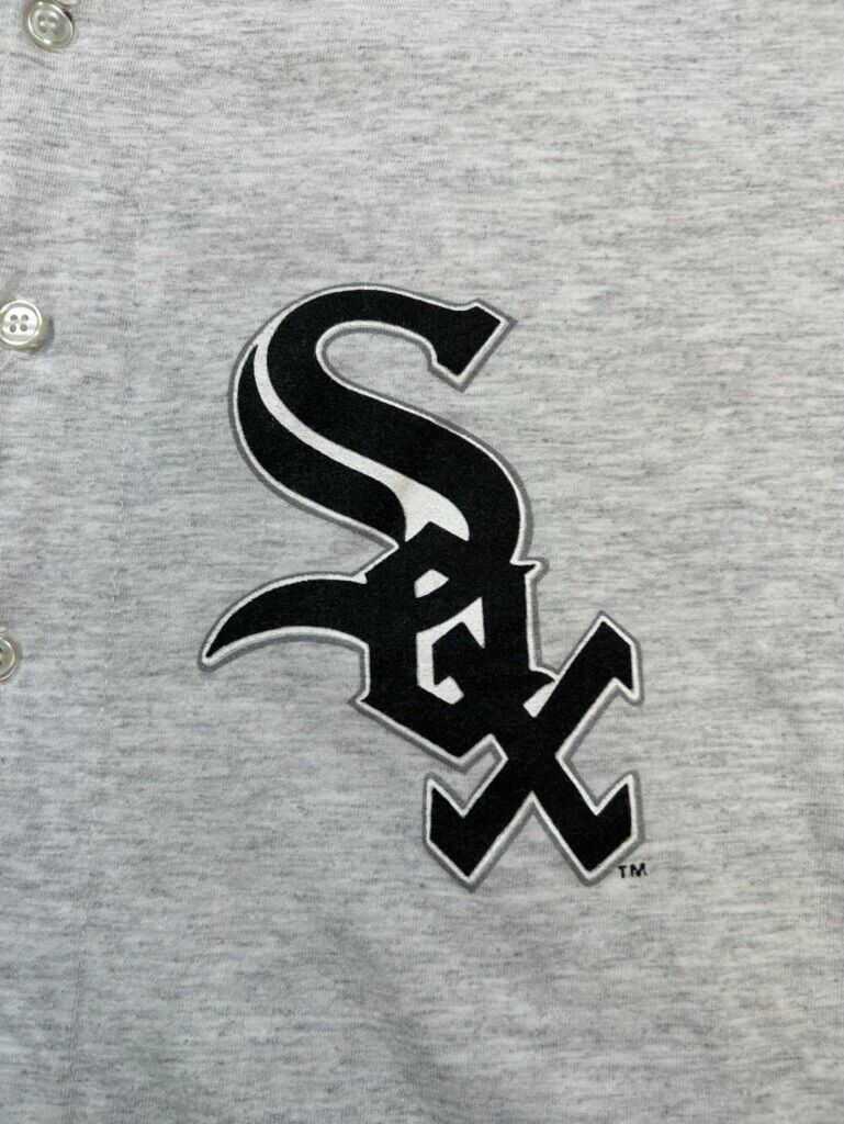 Vintage 1992 Chicago White Sox MLB Graphic Jersey Size XL 90s Gray