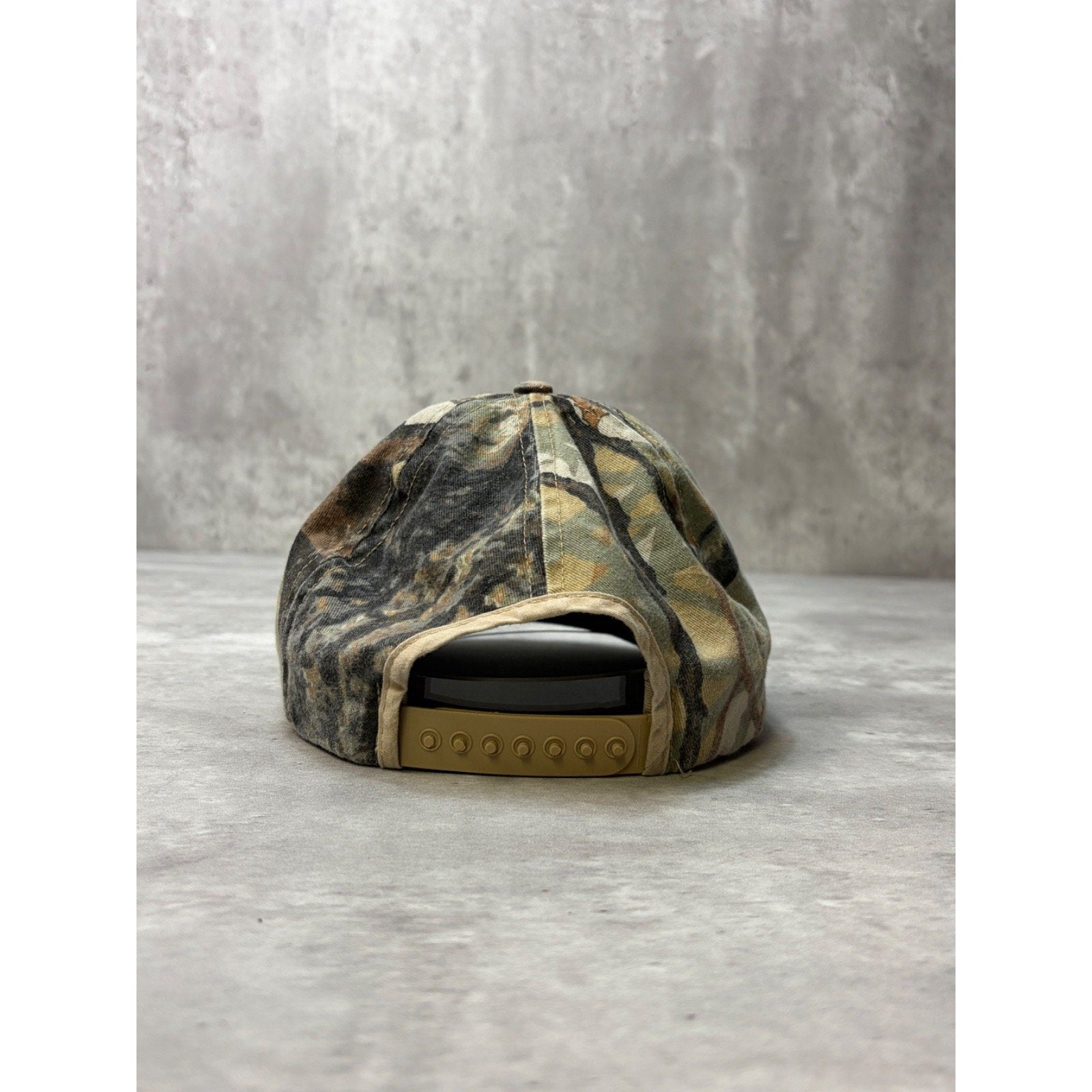 Vintage Blank Tree Camo Hunting Snapback Hat OSFA