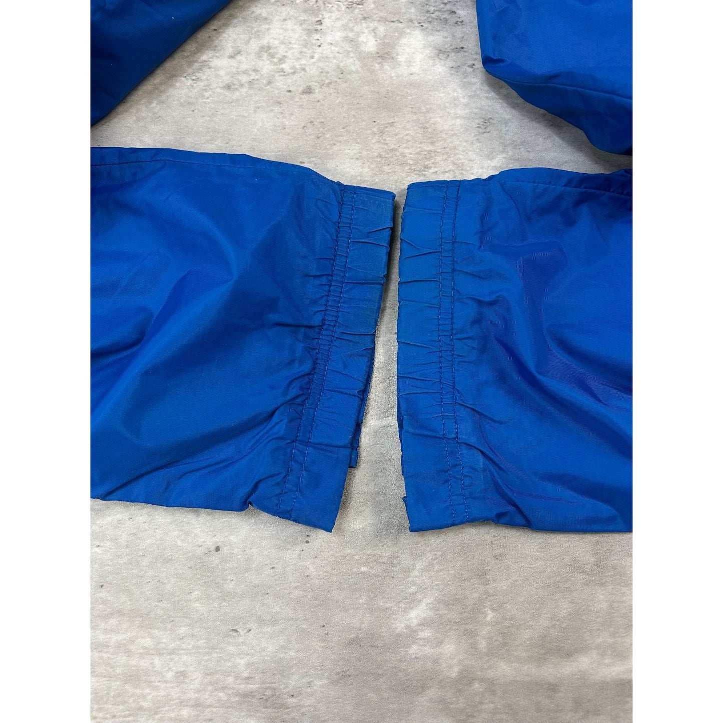 Vintage 2000s Nike Embroidered Swoosh Nylon Track Pants Size Small Blue