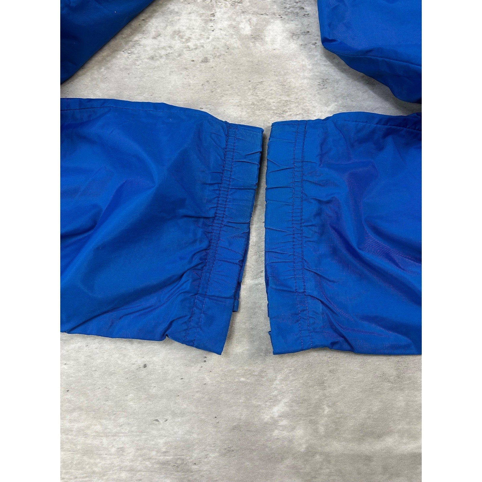 Vintage 2000s Nike Embroidered Swoosh Nylon Track Pants Size Small Blue