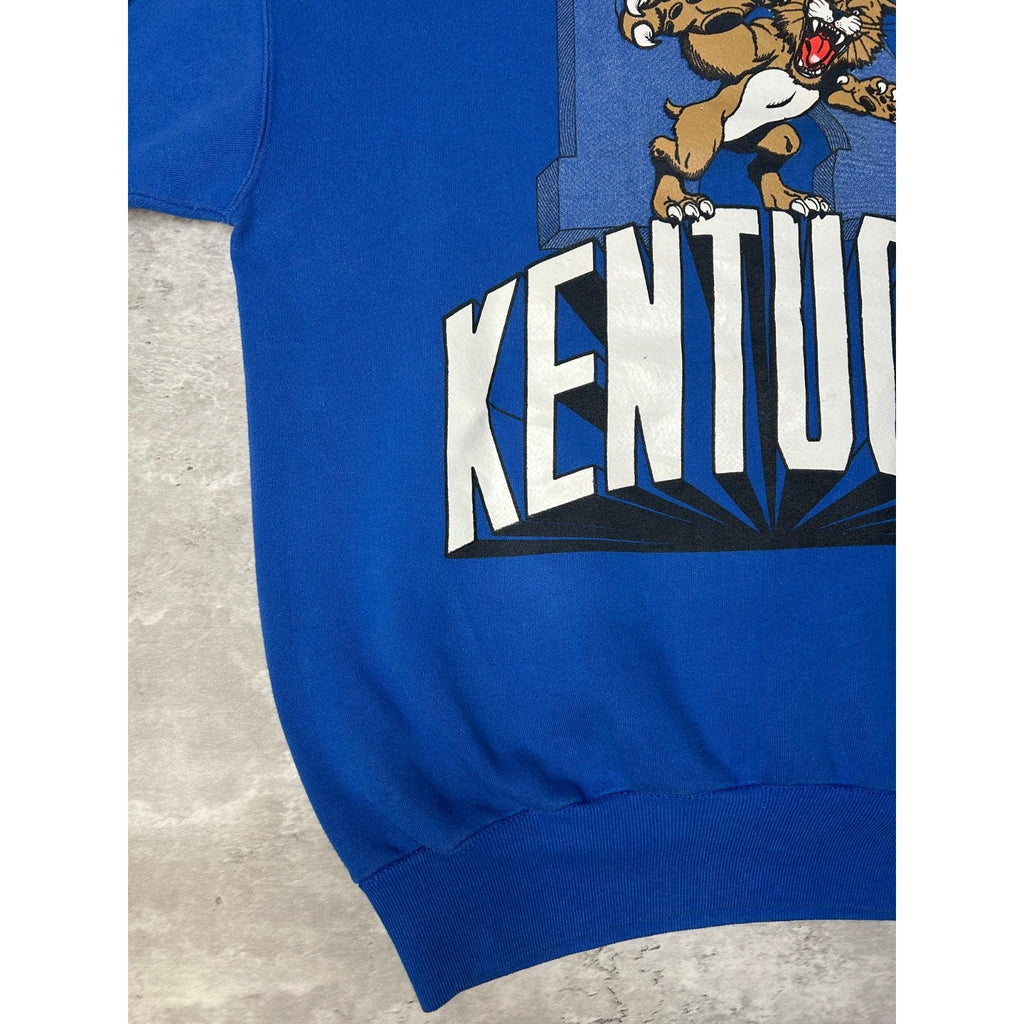 Vintage 1991 Kentucky Wildcats NCAA Collegiate Graphic Sweatshirt Size XL