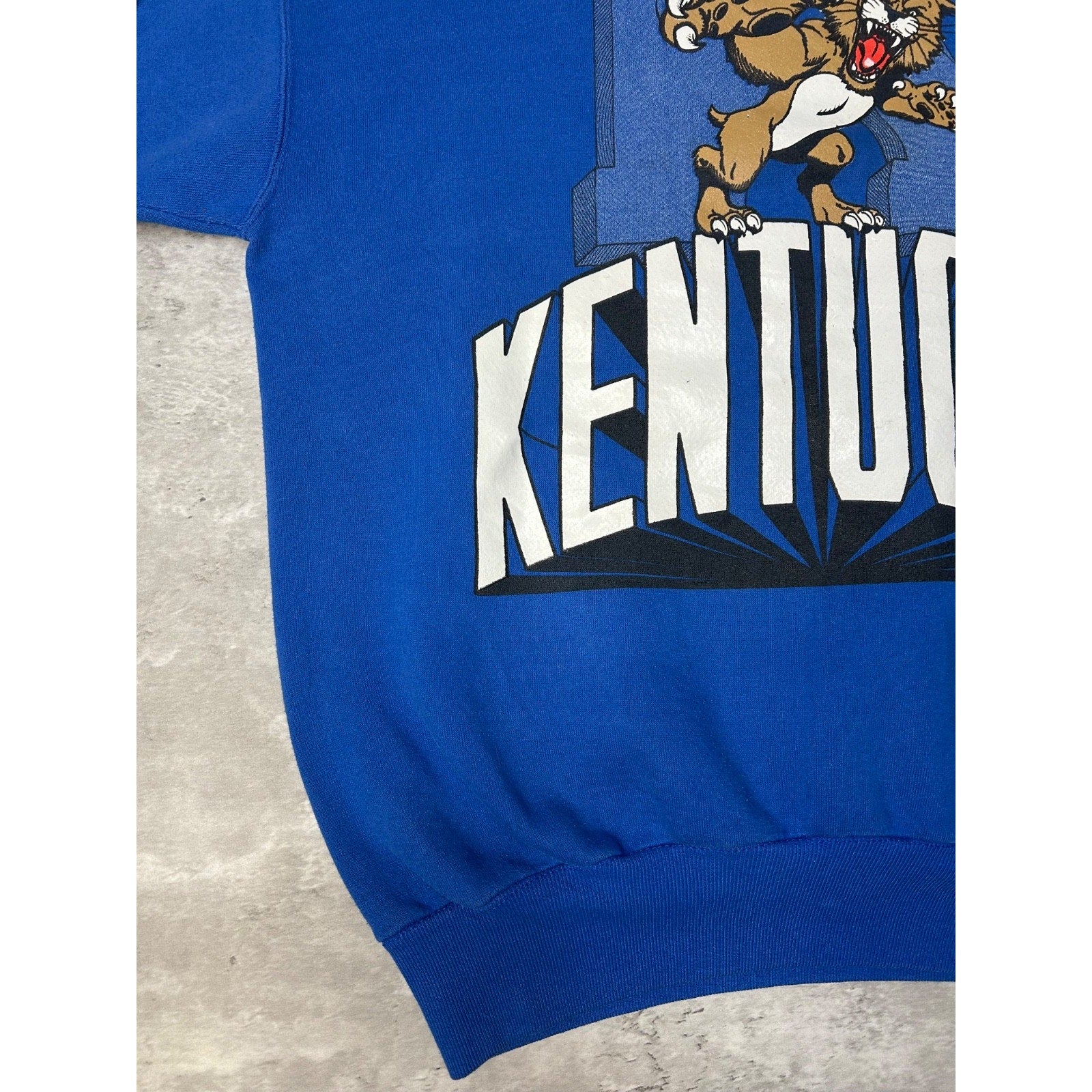 Vintage 1991 Kentucky Wildcats NCAA Collegiate Graphic Sweatshirt Size XL
