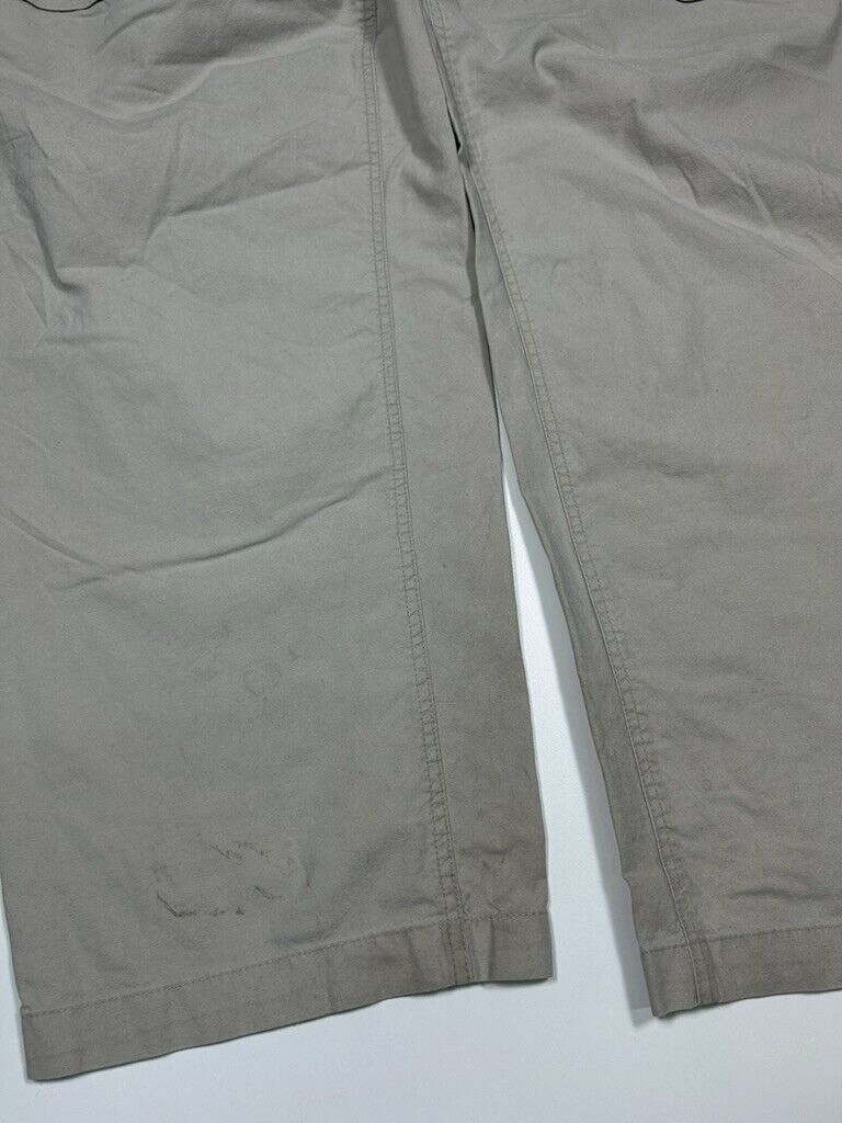 Columbia Sportswear Convertible Cargo Hiking Pants Size 38W Beige