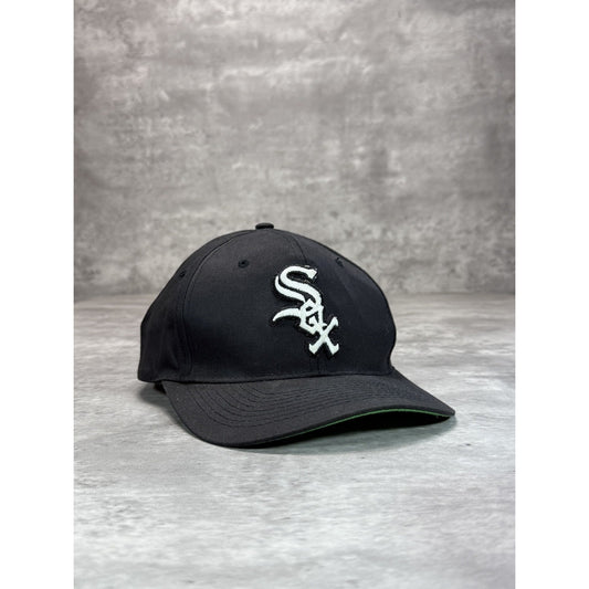 Vintage 90s Chicago White Sox MLB Embroidered Logo Baseball Snapback Hat OSFA