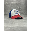Vintage 90s Pabst Blue Ribbon Embroidered Beer Promo Trucker Snapback Hat OSFA