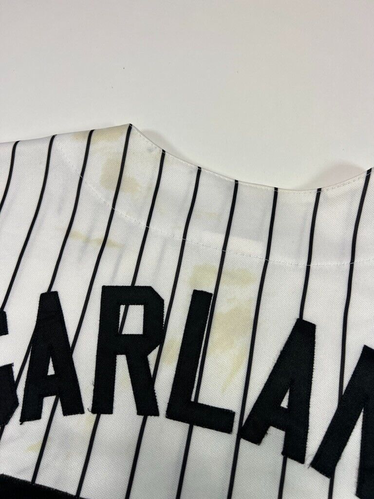 Vtg 90s Jon Garland #8 Chicago White Sox MLB Pinstripe Majestic Jersey Sz XL