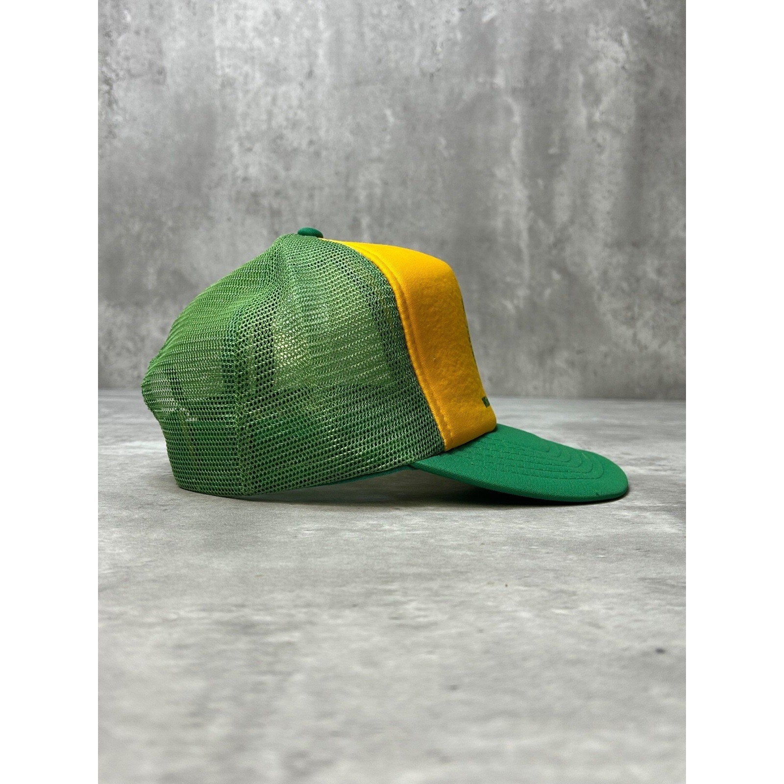Vintage 90s White Deer & Reading RR Destination Trucker Snapback Hat OSFA