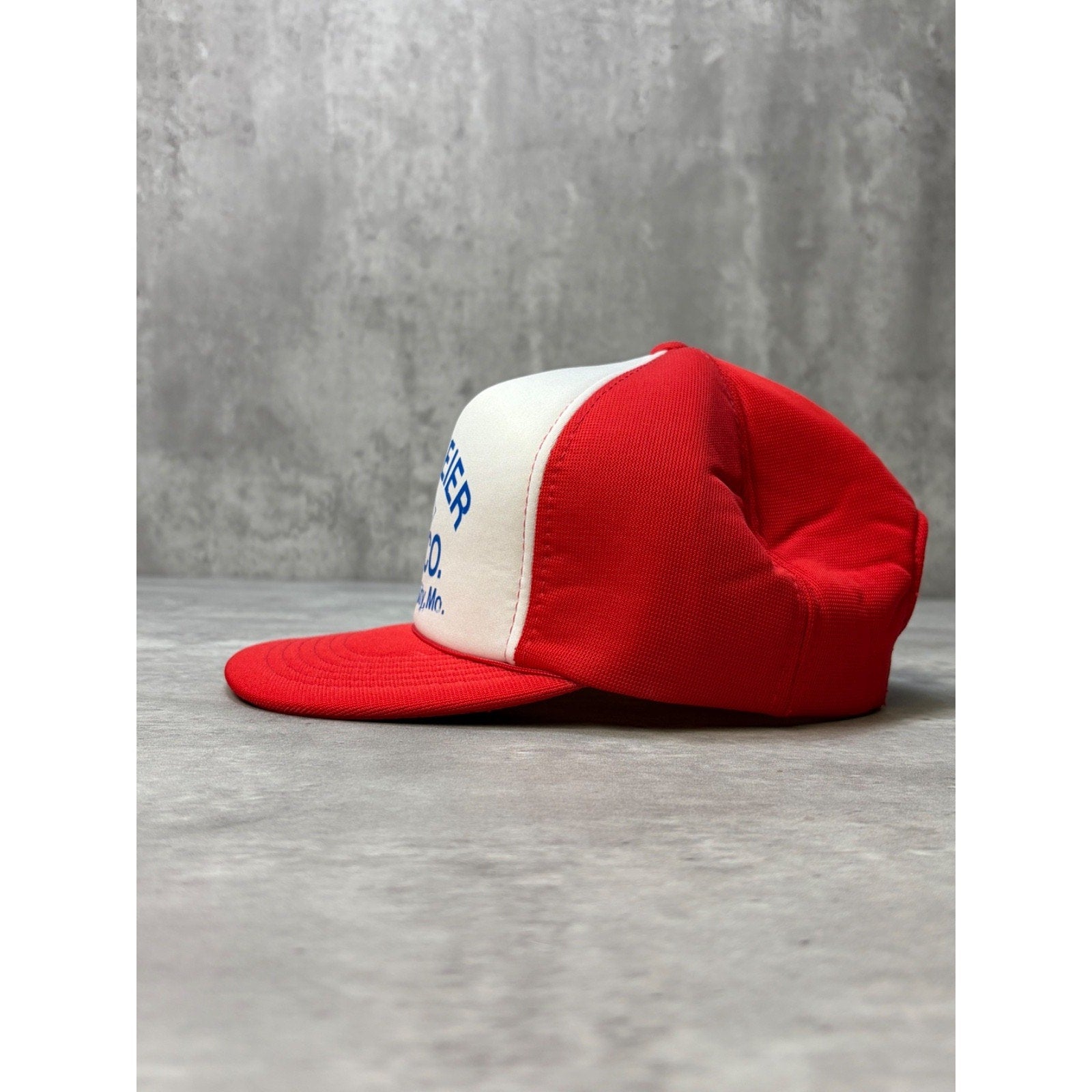 Vintage 80s/90s Piepmeier Oil Co. Spellout Graphic Snapback Hat OSFA