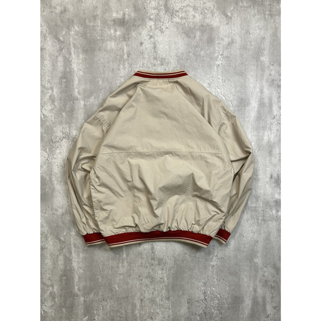 Vintage Ohio State Buckeyes Reversible Pullover Windbreaker Jacket Size Large