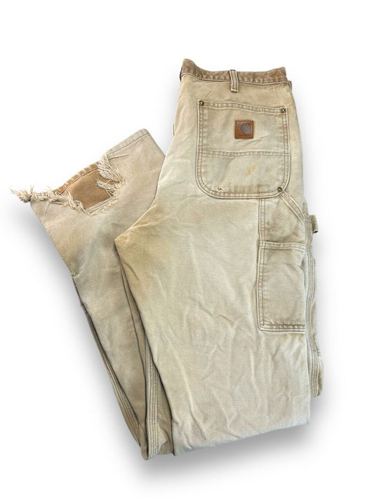 Vintage Carhartt Canvas Workwear Double Knee Pants Size 33W