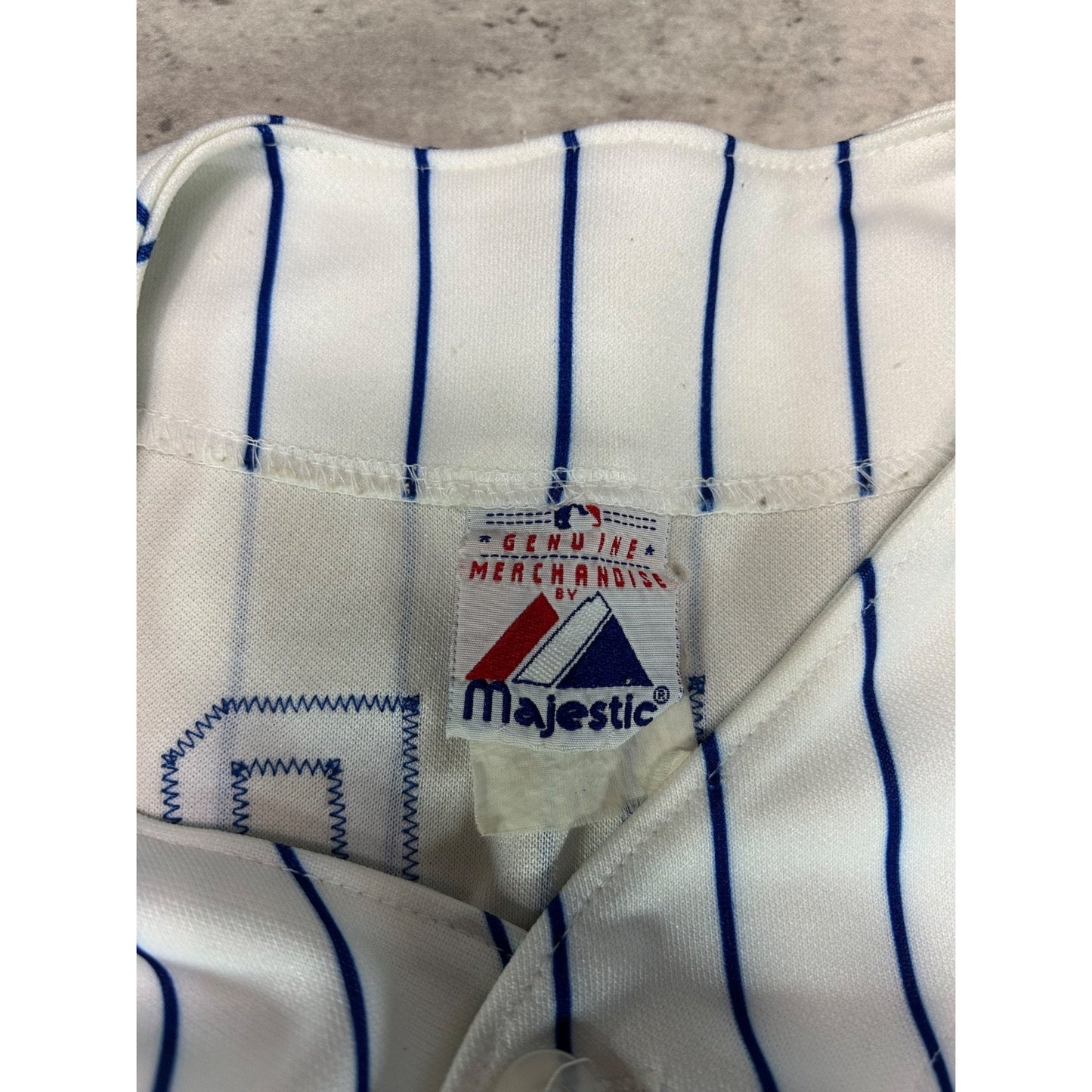 Vintage Prince Fielder #28 Milwaukee Brewers MLB Pinstripe Jersey Size XL